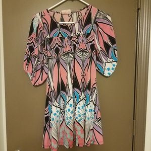 Multicolored retro dress